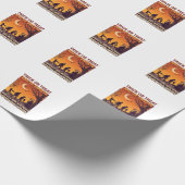 Süßes oder Saures Halloween Zombies Sensenmann Kür Geschenkpapier (Ecke)