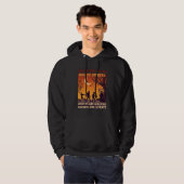 Süßes oder Saures Halloween Zombies Sensenmann Kür Hoodie (Vorne ganz)