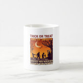 Süßes oder Saures Halloween Zombies Sensenmann Kür Kaffeetasse (Mittel)