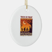 Süßes oder Saures Halloween Zombies Sensenmann Kür Keramik Ornament (Rechts)