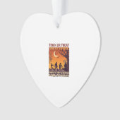 Süßes oder Saures Halloween Zombies Sensenmann Kür Ornament (Vorderseite)