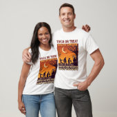 Süßes oder Saures Halloween Zombies Sensenmann Kür T-Shirt (Unisex)