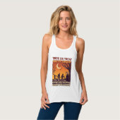 Süßes oder Saures Halloween Zombies Sensenmann Kür Tank Top (Vorderseite Vollansicht)