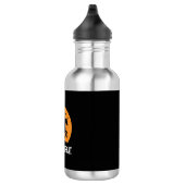Süßes oder Saures Hexen Einhorn Halloween Design_1 Edelstahlflasche (Rechts)