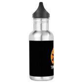 Süßes oder Saures Hexen Einhorn Halloween Design_1 Edelstahlflasche (Links)