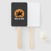 Süßes oder Saures Hexen Einhorn Halloween Design_1 Fächer (Vorne und Hinten)