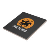 Süßes oder Saures Hexen Einhorn Halloween Design_1 Fliese (Seite)