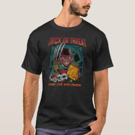 Süßes oder Saures Horror Halloween Vintage Slasher T-Shirt