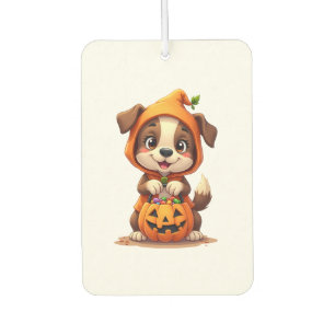 Süßes oder Saures Hund � Süßes Halloween-Welpen-Sh Autolufterfrischer