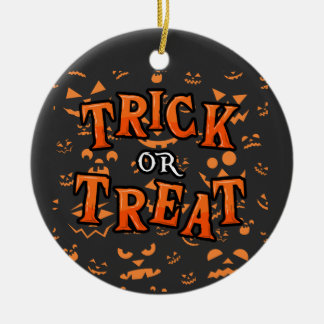 Süßes oder Saures Keramik-Ornamente Halloween-Krei Keramik Ornament