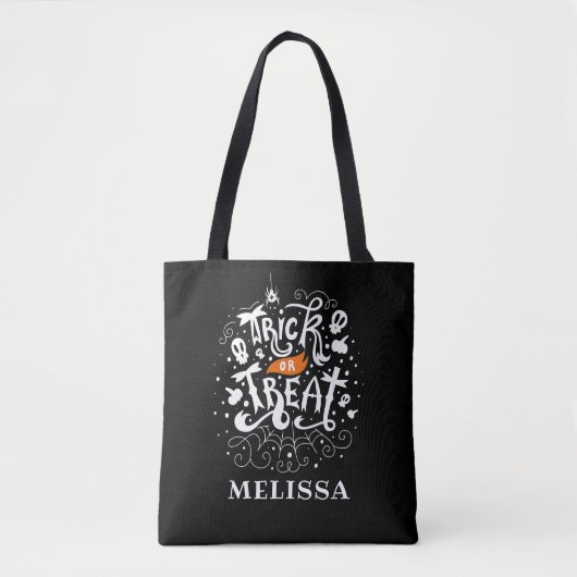 Süßes oder Saures Kinder Halloween Tasche (Vorderseite)