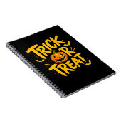 Süßes oder Saures Kürbis Halloween Notizbuch Journ Notizblock (Rechte Seite)