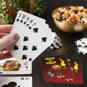 Süßes oder Saures Kürbis Spielkarten (In Situ)