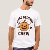 Süßes oder Saures Lieferteam Halloween T-Shirt (Vorderseite)