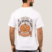 Süßes oder Saures Lieferteam Halloween T-Shirt (Rückseite)