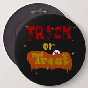 Süßes oder Saures Lustiger Boo Halloween Button