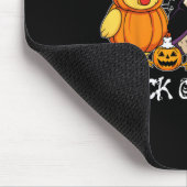 Süßes oder Saures Lustiger Halloween-Kürbis-Geist Mousepad (Ecke)