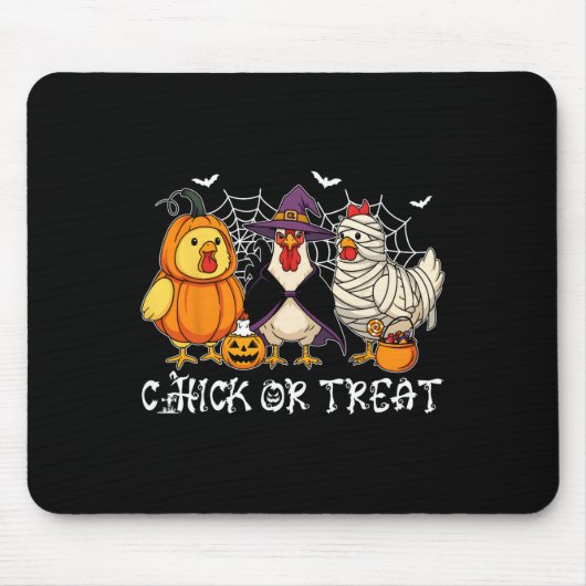 Süßes oder Saures Lustiger Halloween-Kürbis-Geist Mousepad (Vorne)