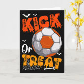 Süßes oder Saures Lustiger Witz Kick Halloween Spi Karte (Gelbe Blume)