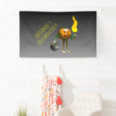 Süßes oder Saures mit Jack O' Lantern Banner (Insitu)