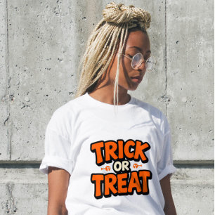 Süßes oder Saures Modernes Halloween-Shirt für Fra Tri-Blend Shirt