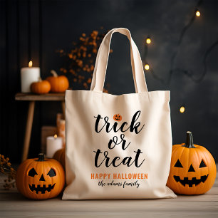 Süßes oder Saures Natur Familienname Halloween Tragetasche