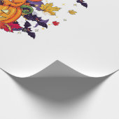 Süßes oder Saures Niedlicher Halloween Geschenkpapier (Ecke)