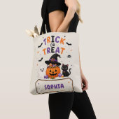 Süßes oder Saures Orange Personalisierter Hallowee Tasche (Von Nahem)