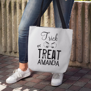 Süßes oder Saures Personalisierte Halloween Grusel Tasche