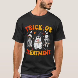 Süßes oder Saures Pt Physiotherapie Therast Hallow T-Shirt