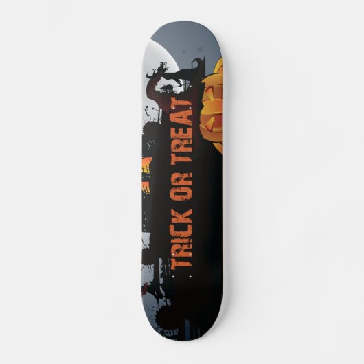 Süßes oder Saures Schloss Skateboard (Vorderseite)