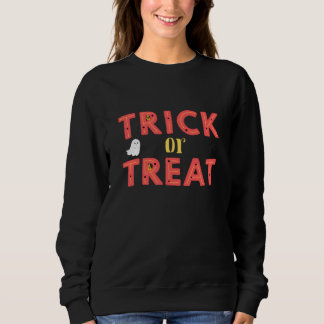 Süßes oder Saures Schwarze Damen Sweatshirt