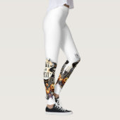 Süßes oder Saures Skelett Halloween Leggings (Rechts)