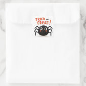 Süßes oder Saures! - Spinne Quadratischer Aufkleber (Tasche)