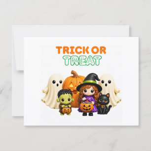 Süßes oder Saures – Süße Halloween-Freunde Einladung