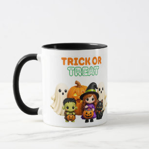 Süßes oder Saures – Süße Halloween-Freunde Tasse