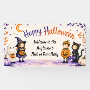 Süßes oder Saures Süße Skript Halloween-Party  Banner