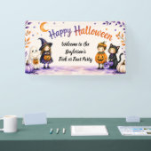 Süßes oder Saures Süße Skript Halloween-Party Banner (Messe)