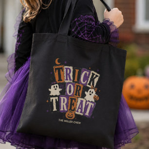 Süßes oder Saures Süßer Geist Halloween Familie od Tasche
