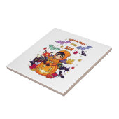 Süßes oder Saures Süßer Halloween Fliese (Seite)