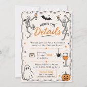 SÜßES ODER SAURES SÜßES HALLOWEEN EINLADUNG (Rückseite)