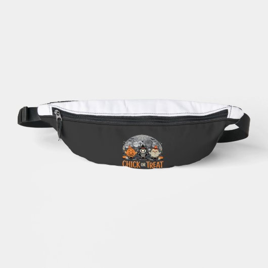 Süßes oder Saures Süßes Halloween-Friedhofsdesign_ Bauchtasche (Vorderseite)