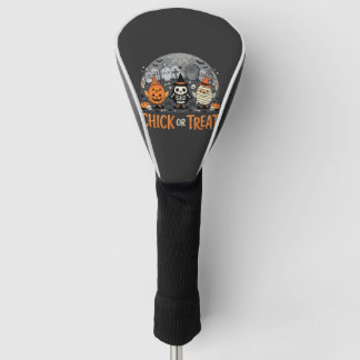 Süßes oder Saures Süßes Halloween-Friedhofsdesign_ Golf Headcover