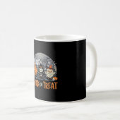 Süßes oder Saures Süßes Halloween-Friedhofsdesign_ Kaffeetasse (VorderseiteRechts)
