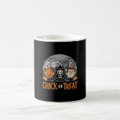 Süßes oder Saures Süßes Halloween-Friedhofsdesign_ Kaffeetasse (Mittel)