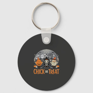 Süßes oder Saures Süßes Halloween-Friedhofsdesign_ Schlüsselanhänger