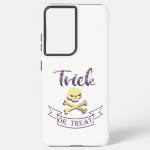 Süßes oder Saures Totenkopf-Halloween-Band Samsung Galaxy Hülle