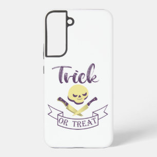 Süßes oder Saures Totenkopf Halloween-Band T Samsung Galaxy Hülle