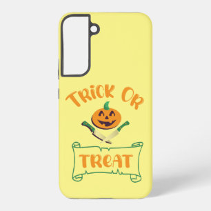 Süßes oder Saures Totenkopf Halloween-Kürbisgesich Samsung Galaxy Hülle