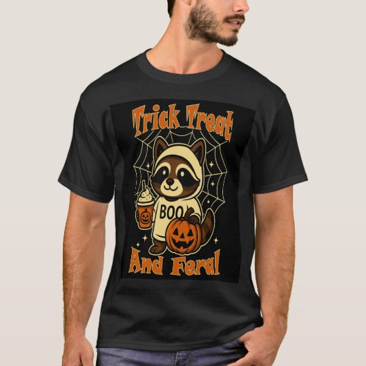 Süßes oder Saures und verwilderter süßer Halloween T-Shirt (Vorderseite)